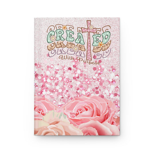 Created With Purpose Pink Hardcover Journal