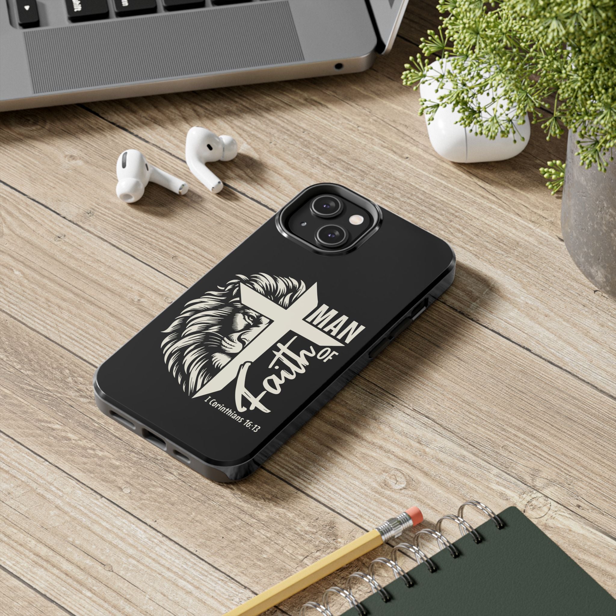Man Of Faith Lion Christian Phone Case