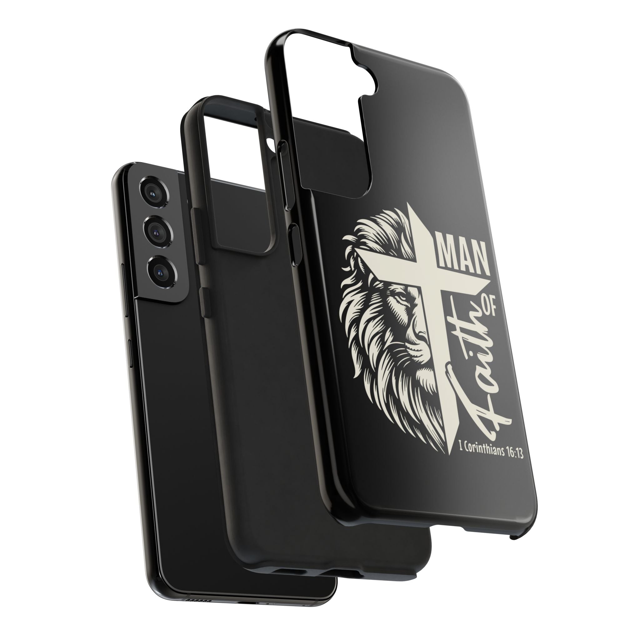 Man Of Faith Lion Christian Phone Case