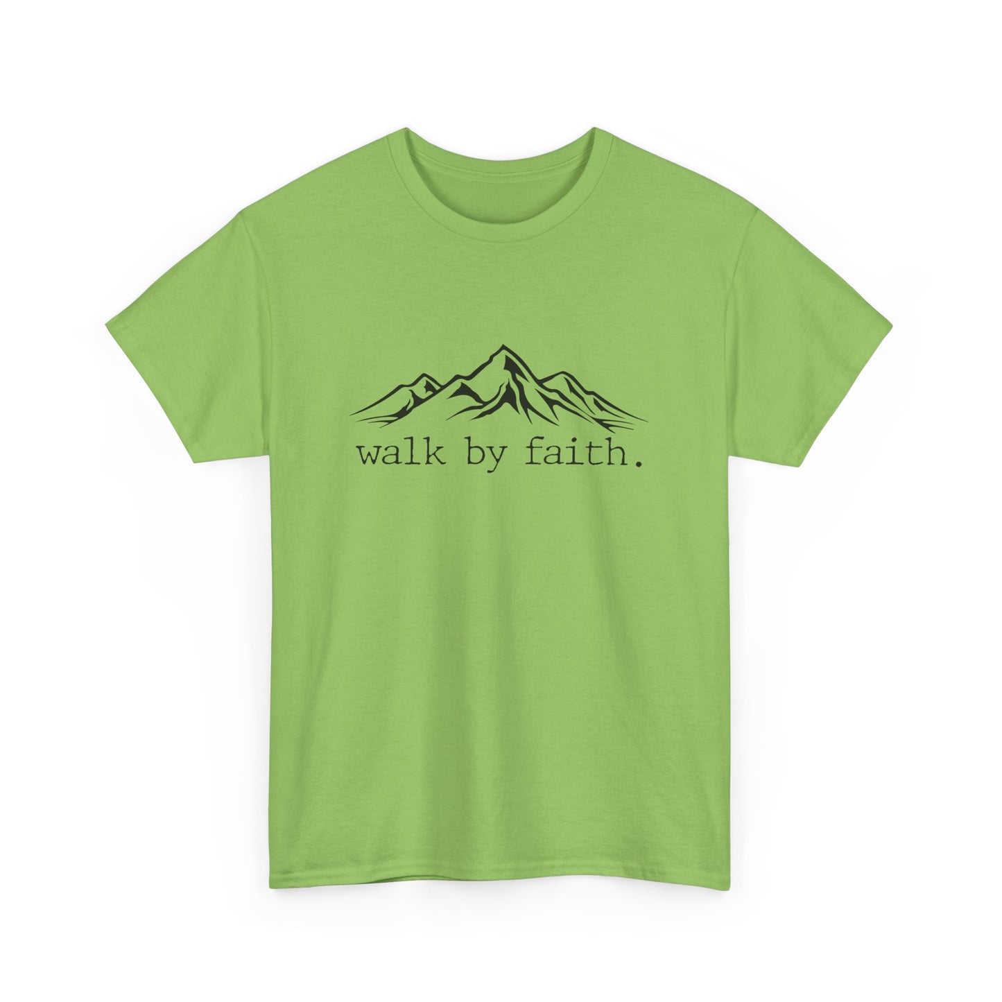 Walk By Faith Unisex Heavy Cotton Tee