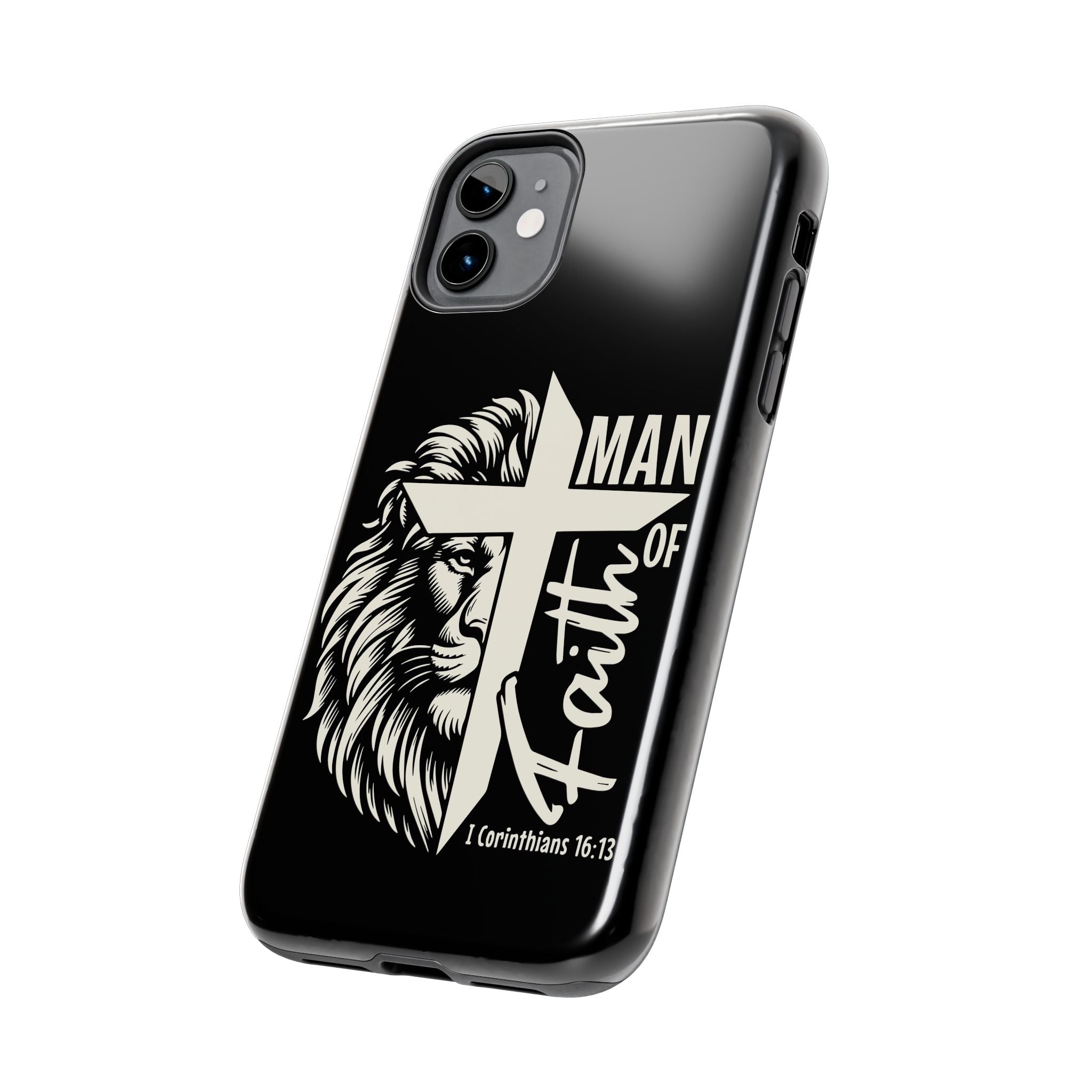 Man Of Faith Lion Christian Phone Case
