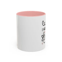 I Will Not Be Shaken Accent Coffee Mug