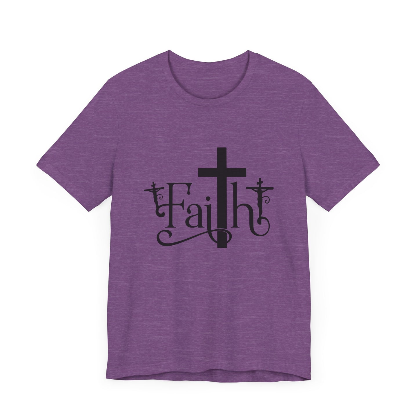 Faith Cross Unisex Jersey Short Sleeve Tee