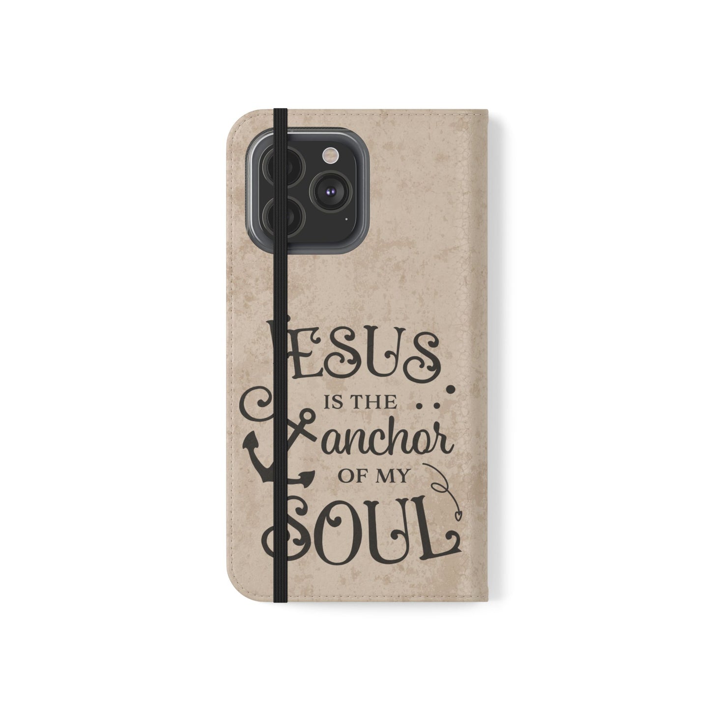 Jesus Flip Case Inspirational iPhone Samsung Wallet, Christian Gift, Faith-Based Accessory, Stylish Protection for Any Occasion