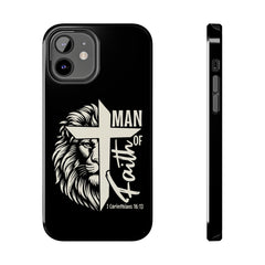 Man Of Faith Lion Christian Phone Case