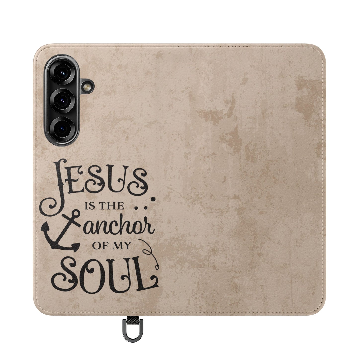 Jesus Flip Case Inspirational iPhone Samsung Wallet, Christian Gift, Faith-Based Accessory, Stylish Protection for Any Occasion