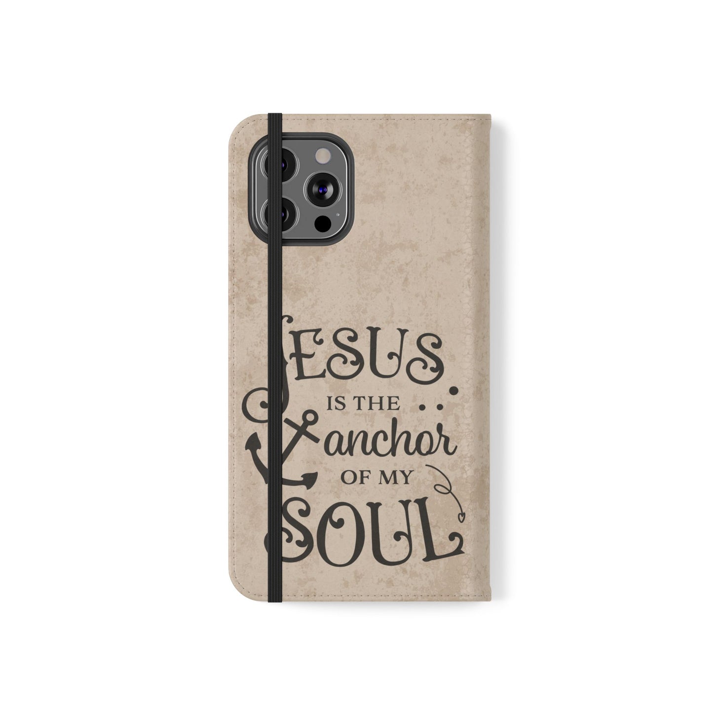 Jesus Flip Case Inspirational iPhone Samsung Wallet, Christian Gift, Faith-Based Accessory, Stylish Protection for Any Occasion