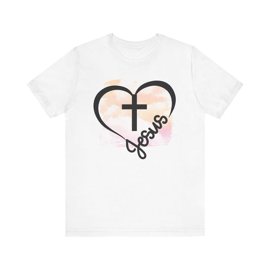 Heart Jesus Unisex Jersey Short Sleeve Tee