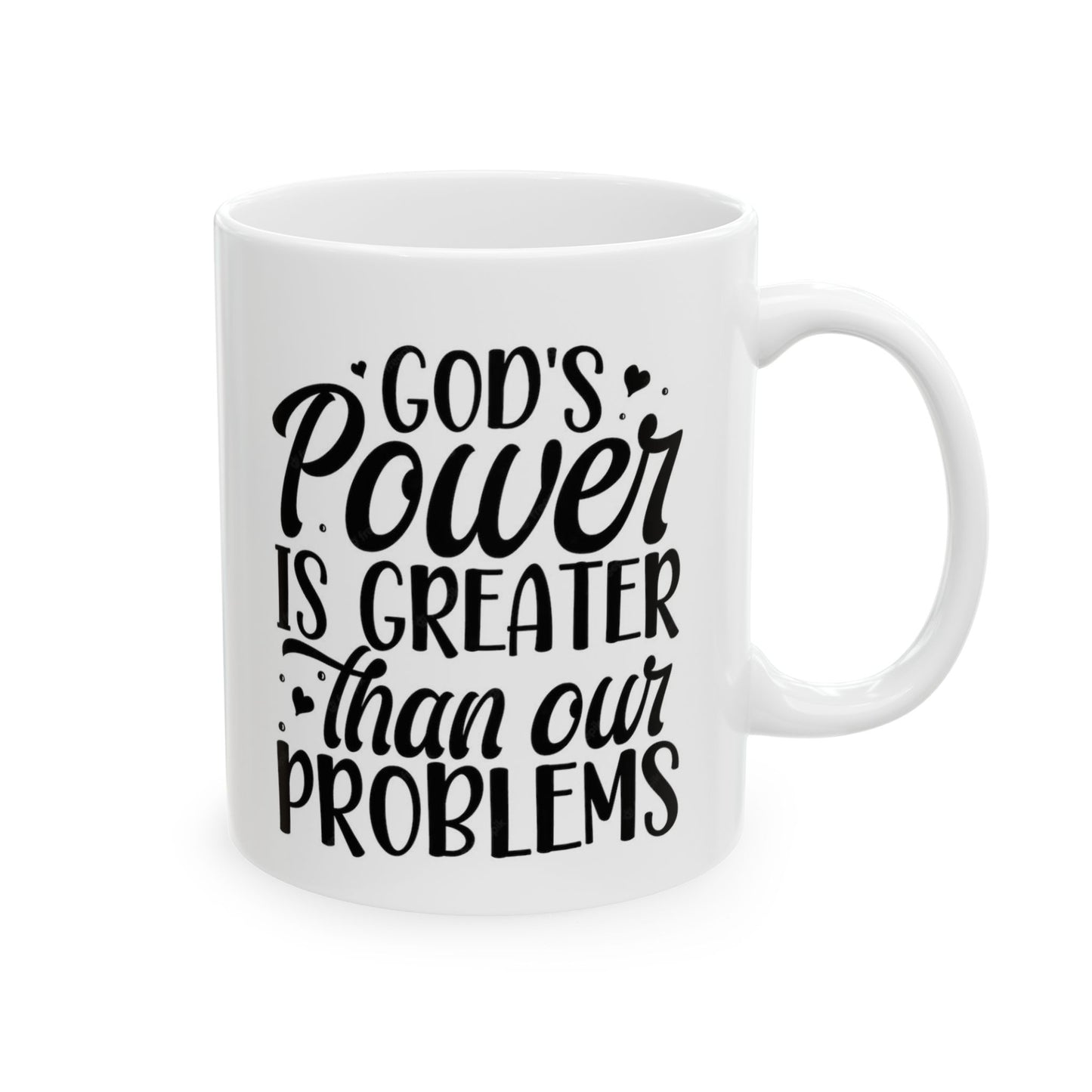 God's Power Ceramic Mug