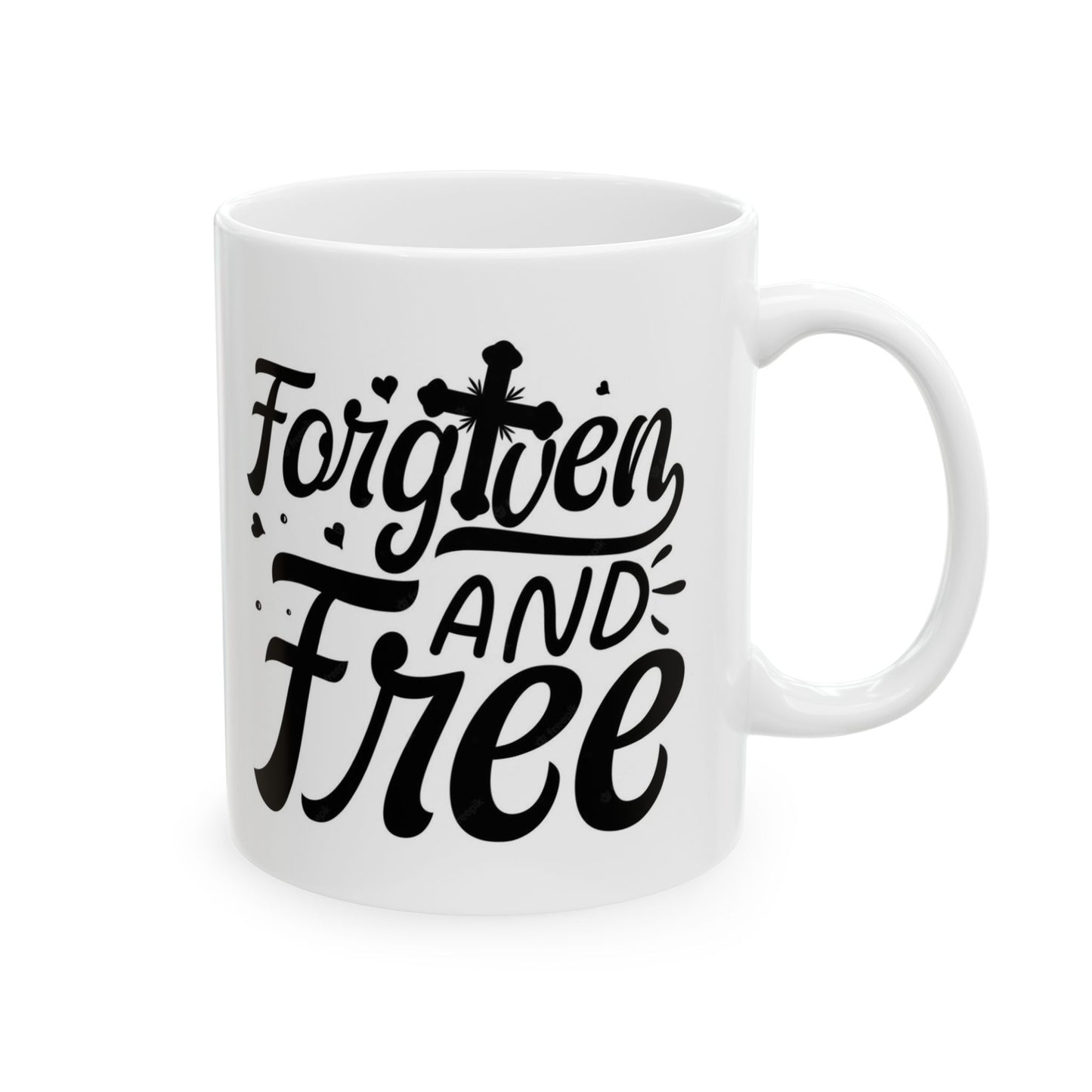 Forgiven and Free Ceramic Mug