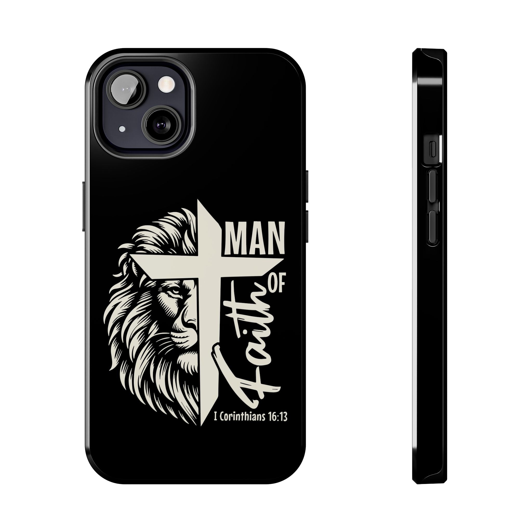Man Of Faith Lion Christian Phone Case