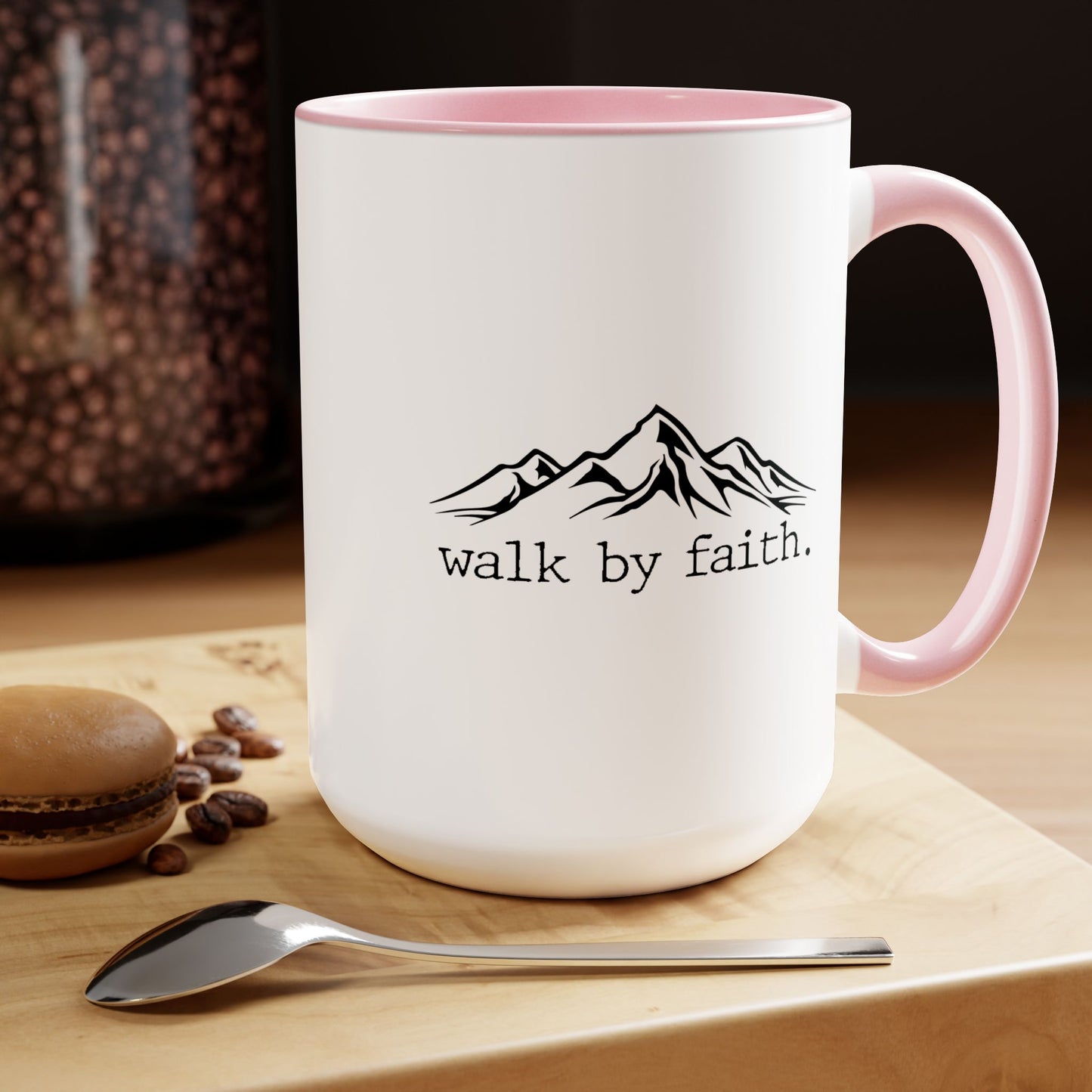 Walk By Faith Coffee Mug