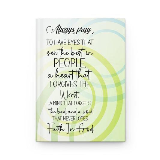 Always Pray Hardcover Journal