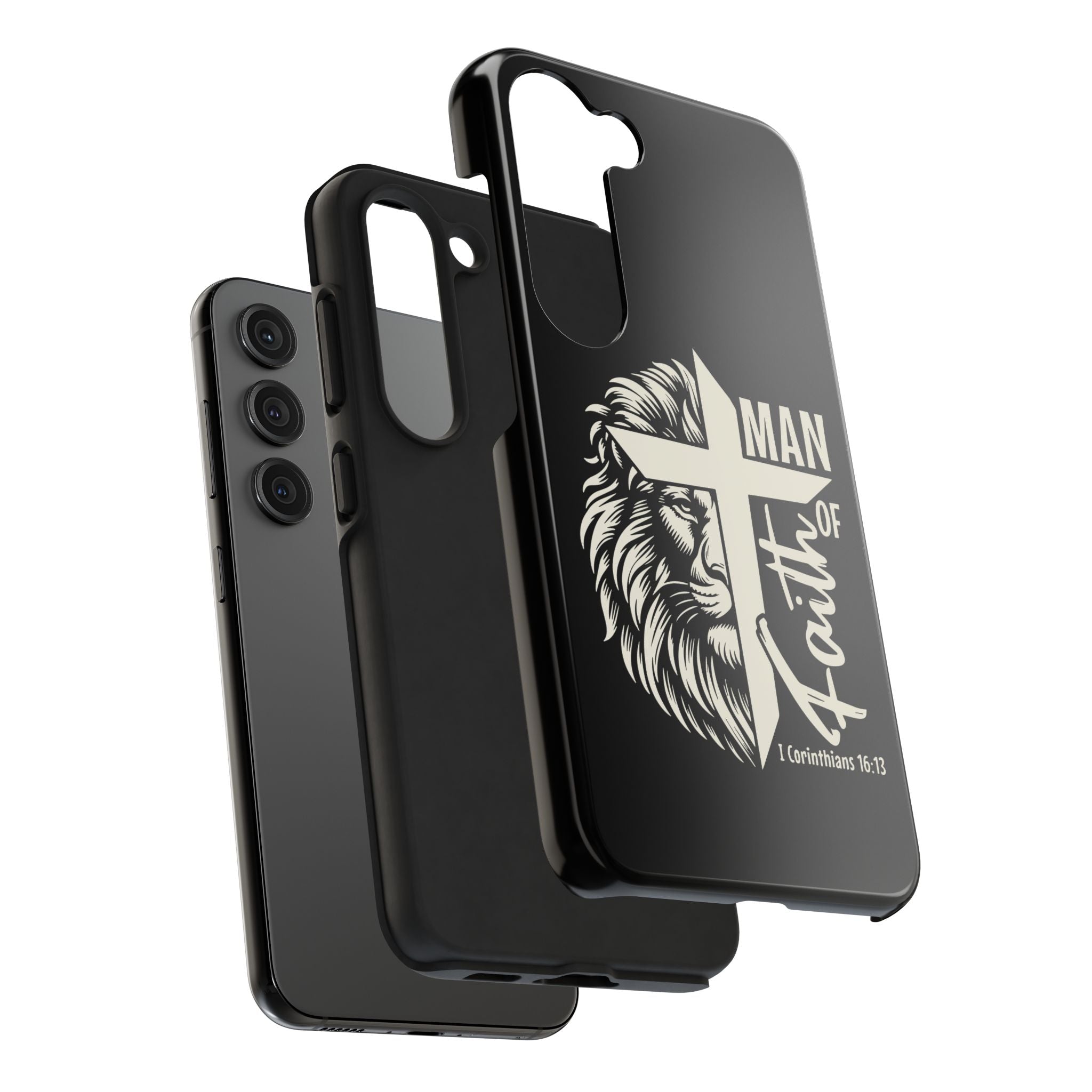Man Of Faith Lion Christian Phone Case