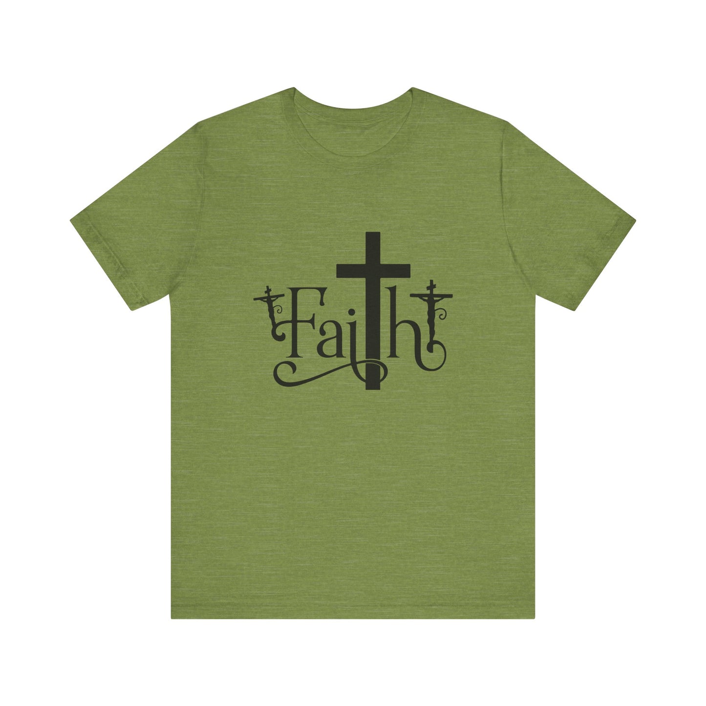 Faith Cross Unisex Jersey Short Sleeve Tee