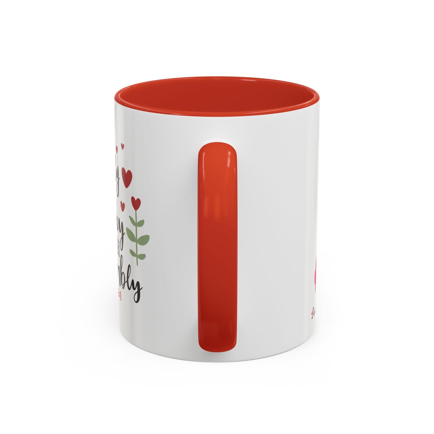 Act Justly Love Mercy Walk Humbly Accent Coffee Mug