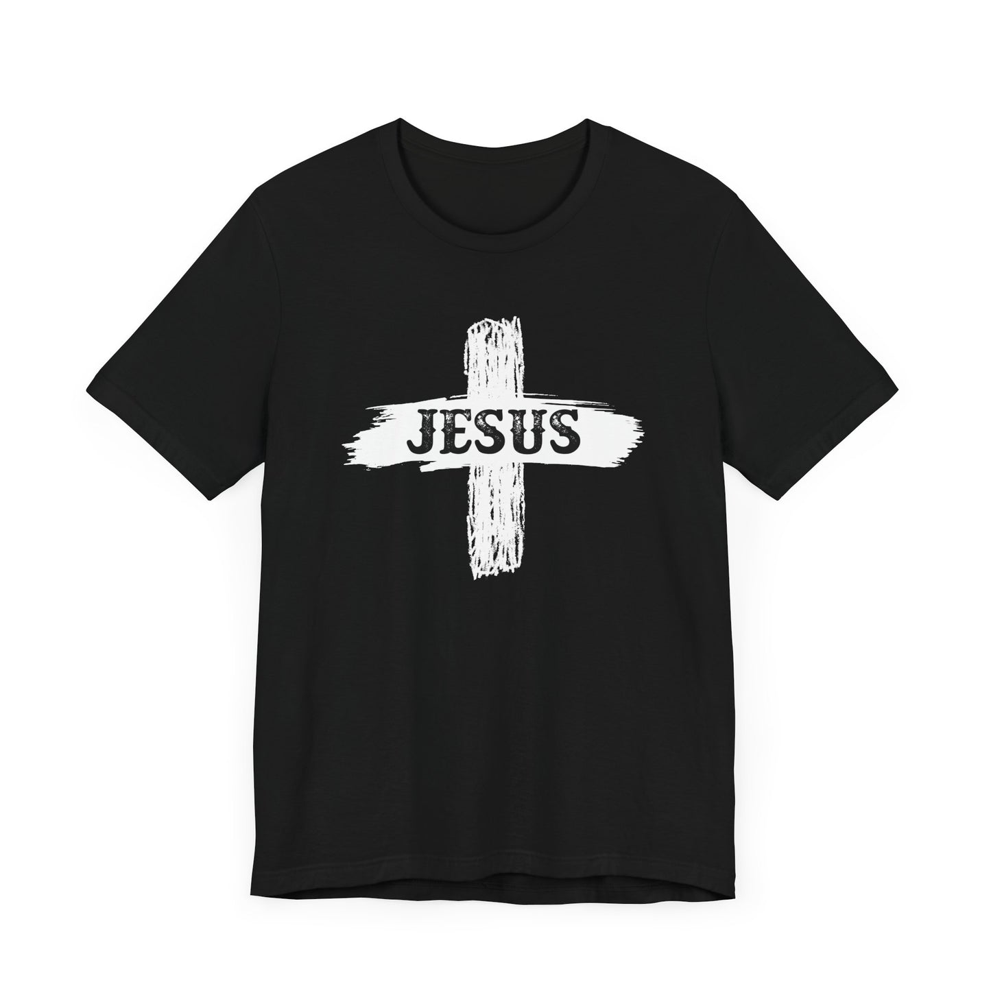 Jesus Black Unisex Jersey Short Sleeve Tee