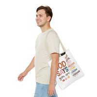God Says You Are...Inspirational Carryall Tote Bag