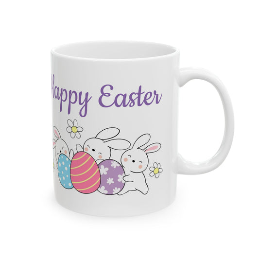 Happy Easter Bunny Ceramic Mug