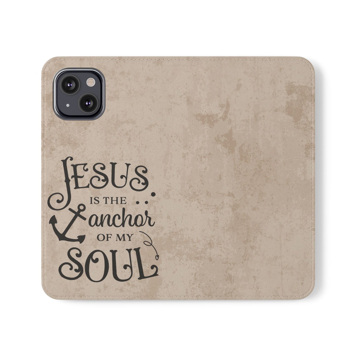 Jesus Flip Case Inspirational iPhone Samsung Wallet, Christian Gift, Faith-Based Accessory, Stylish Protection for Any Occasion