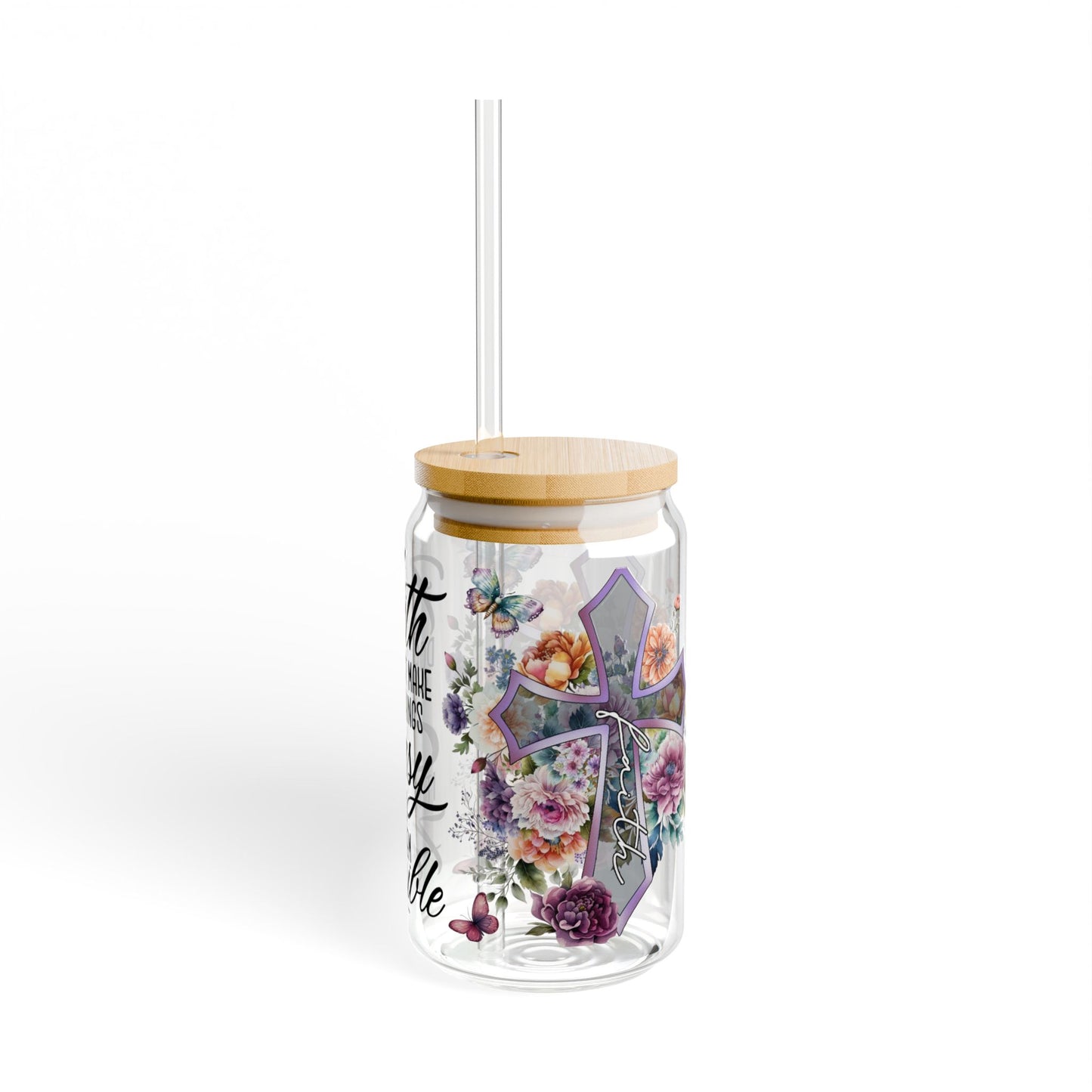 Faith Sipper Glass Tumbler