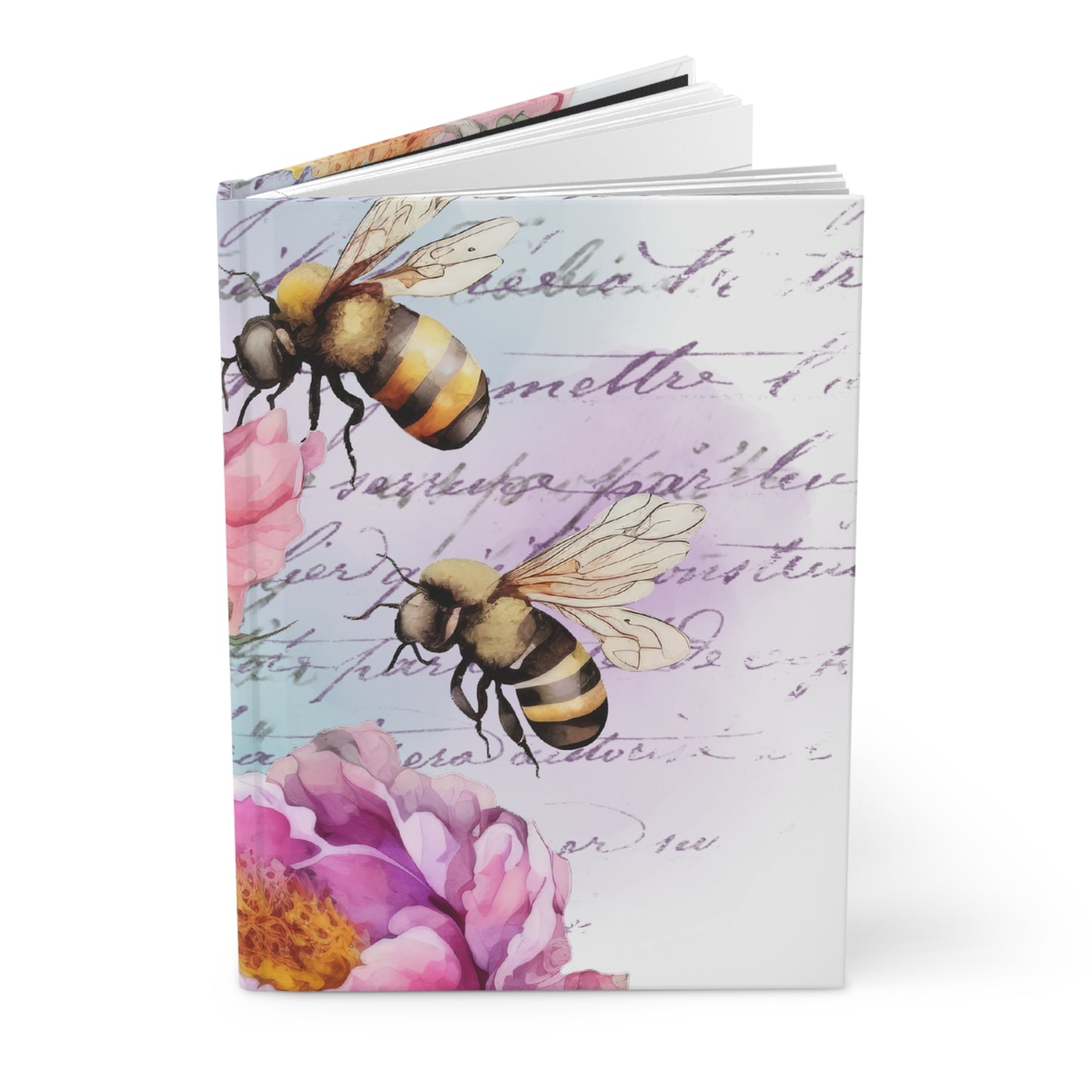 Flower & Bees Hardcover Journal