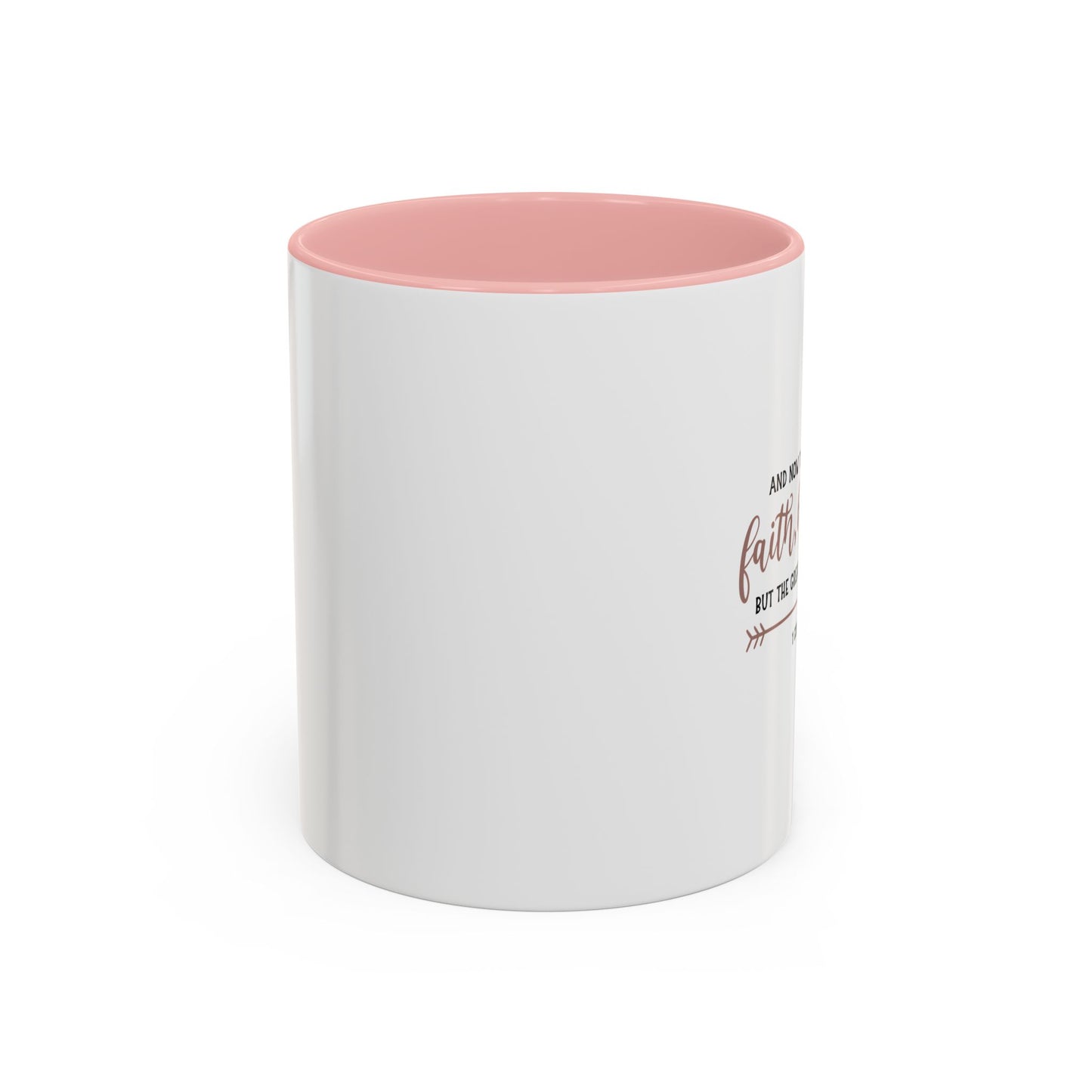 Faith, Hope, & Love Accent Coffee Mug