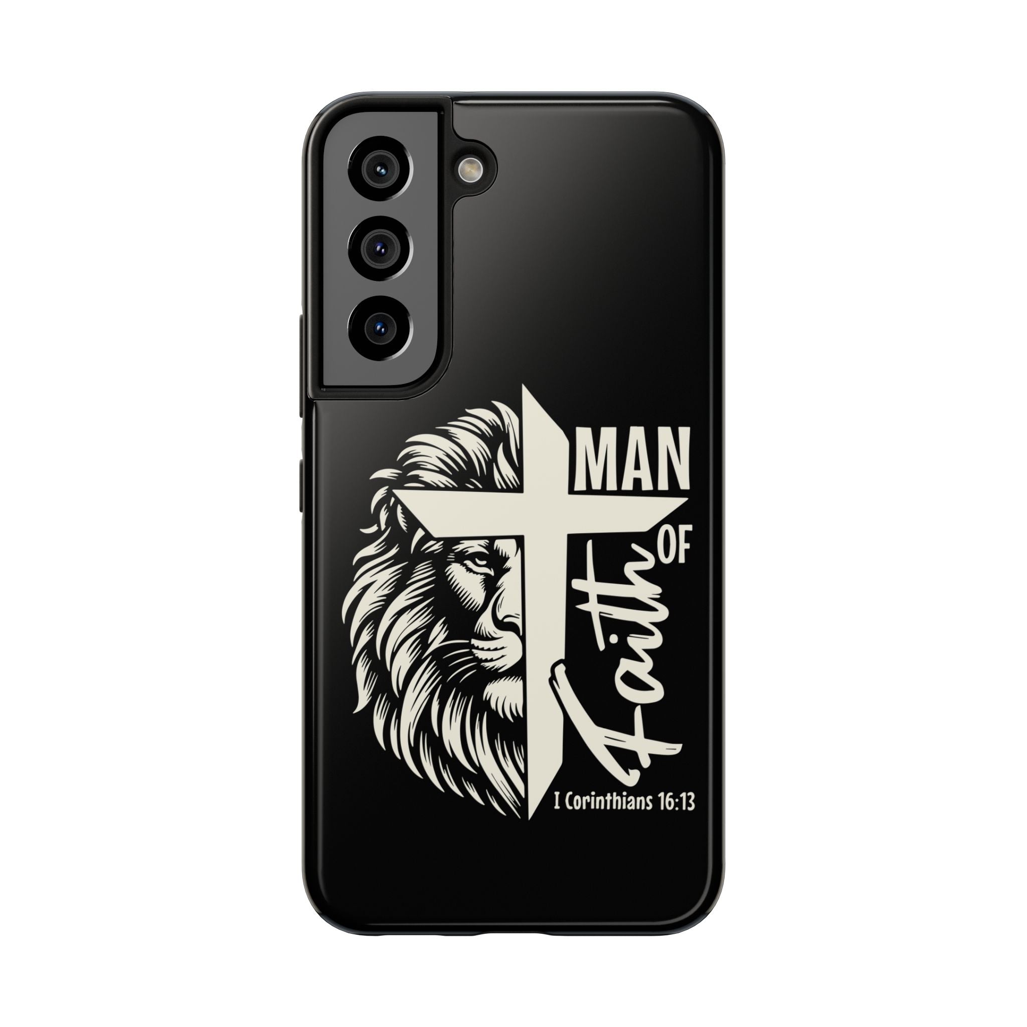 Man Of Faith Lion Christian Phone Case