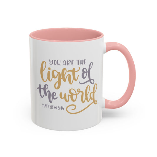 You Are The Light Of The World Accent Coffee Mug