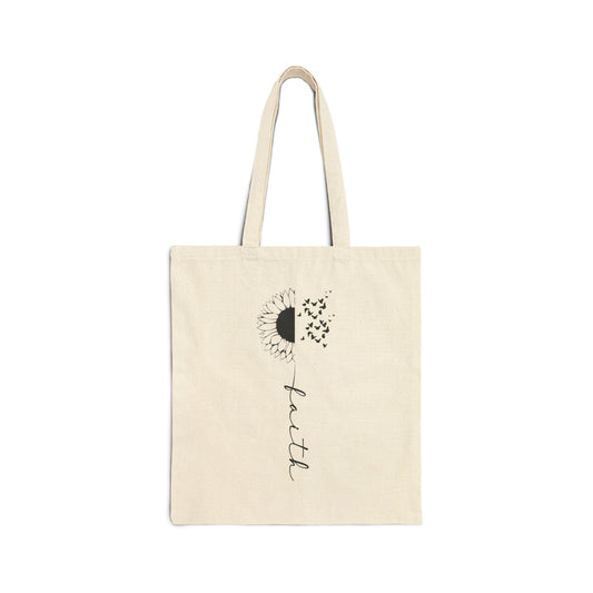 Faith Cotton Canvas Tote Bag