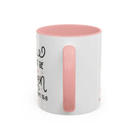 I Will Not Be Shaken Accent Coffee Mug