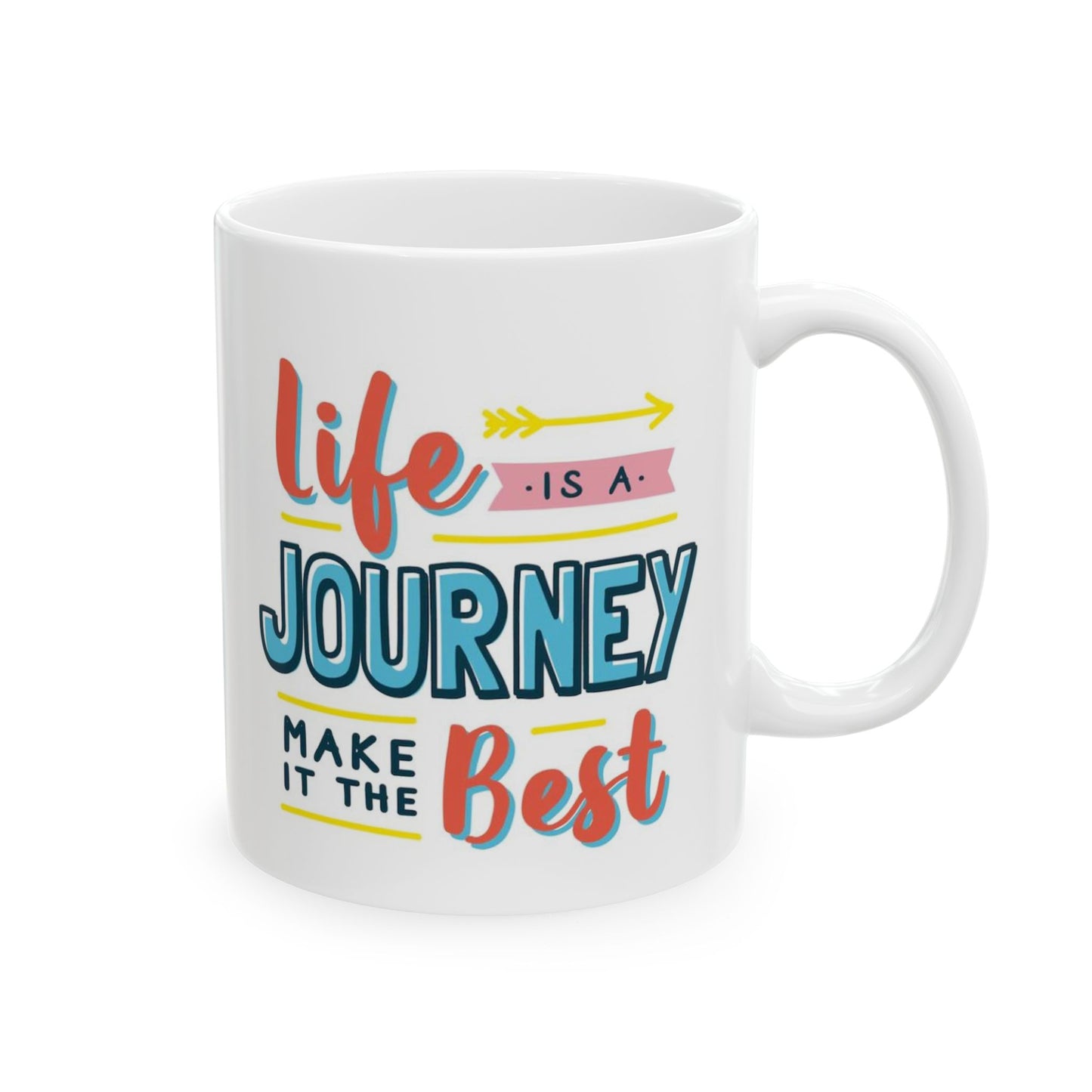 Life Is A Journey Ceramic Mug