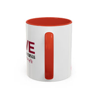 Love Your Neighbor As Yourself Accent Coffee Mug