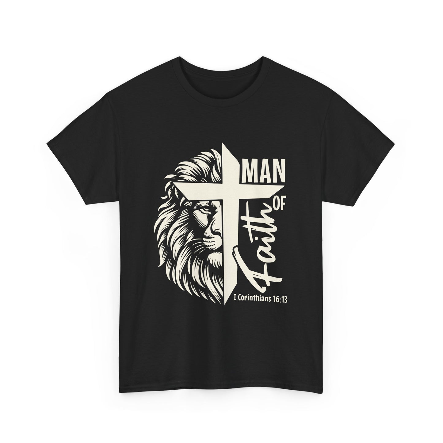 Man Of Faith Heavy Cotton Tee