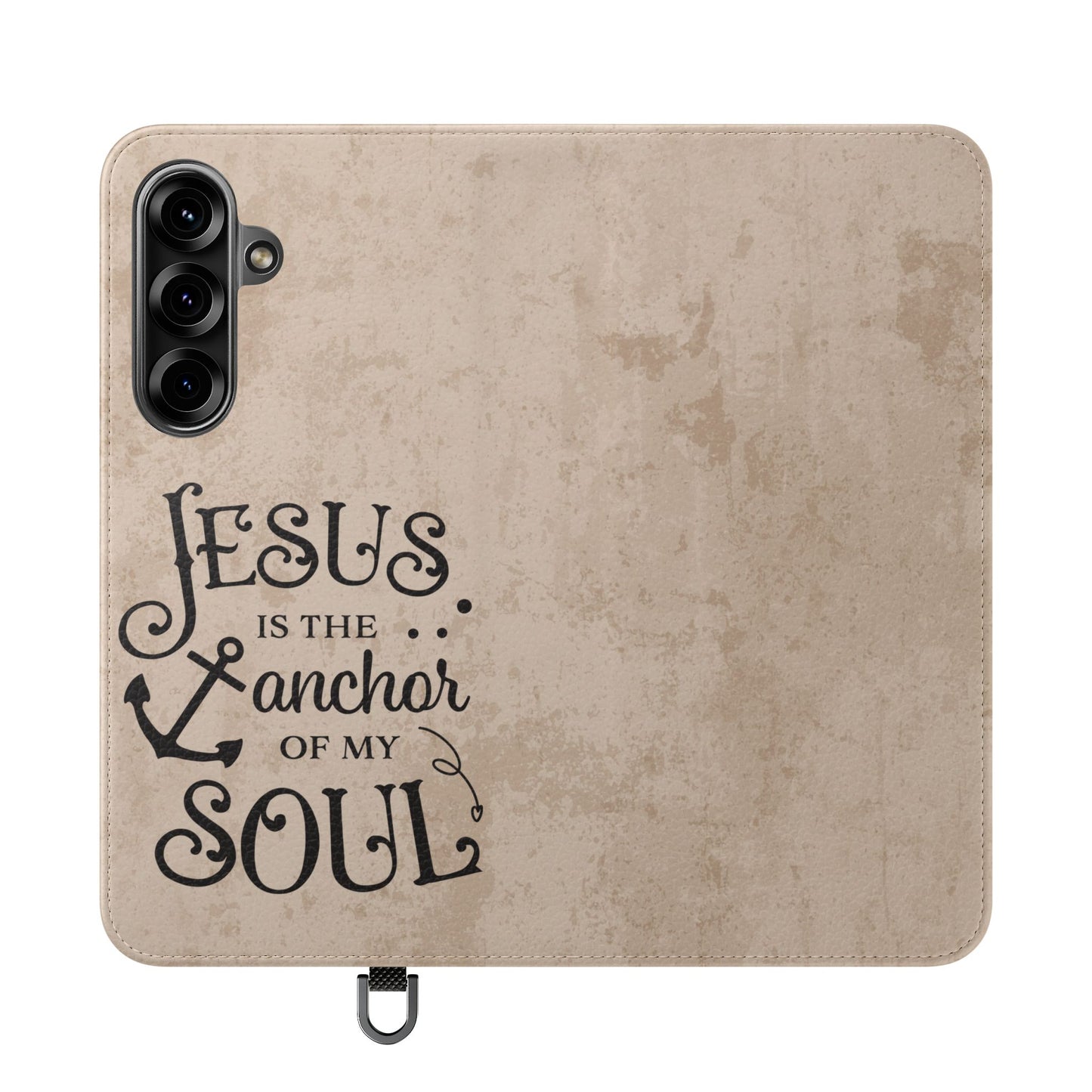 Jesus Flip Case Inspirational iPhone Samsung Wallet, Christian Gift, Faith-Based Accessory, Stylish Protection for Any Occasion
