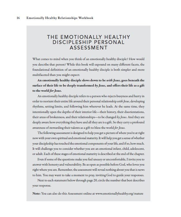 Emotionally Healthy Relationships Expanded Edition Participant's Pack: Discipleship that Deeply Changes Your Relationship with Others