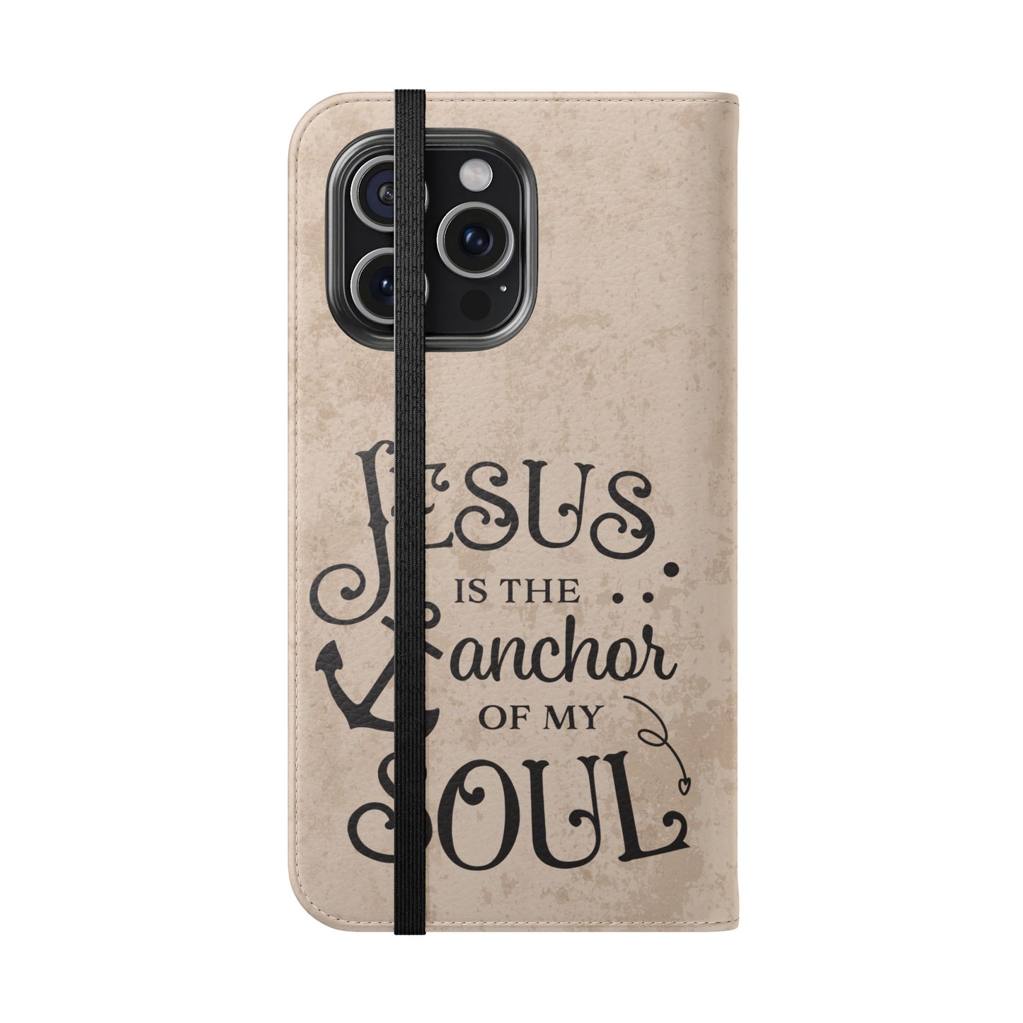 Jesus Flip Case Inspirational iPhone Samsung Wallet, Christian Gift, Faith-Based Accessory, Stylish Protection for Any Occasion