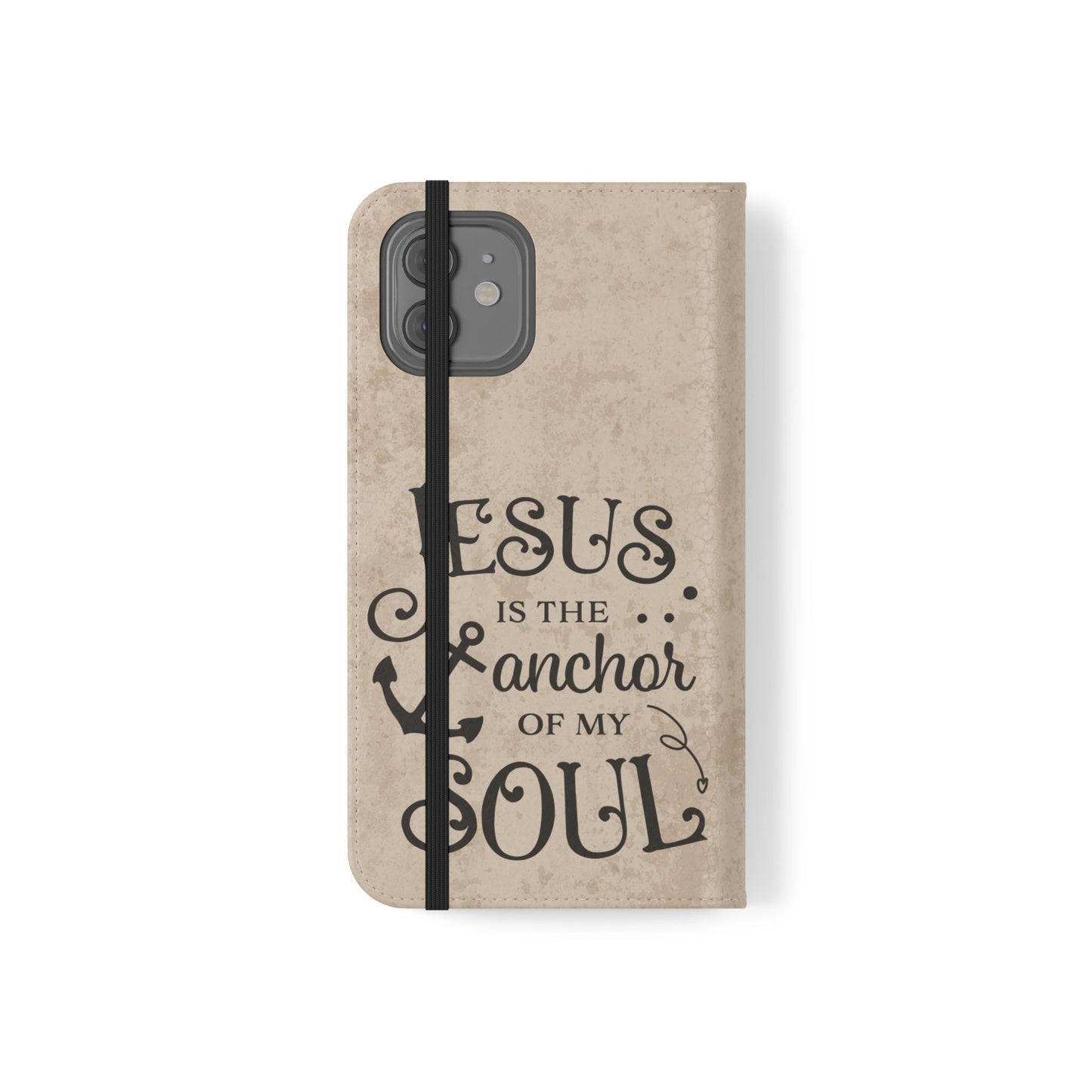 Jesus Flip Case Inspirational iPhone Samsung Wallet, Christian Gift, Faith-Based Accessory, Stylish Protection for Any Occasion