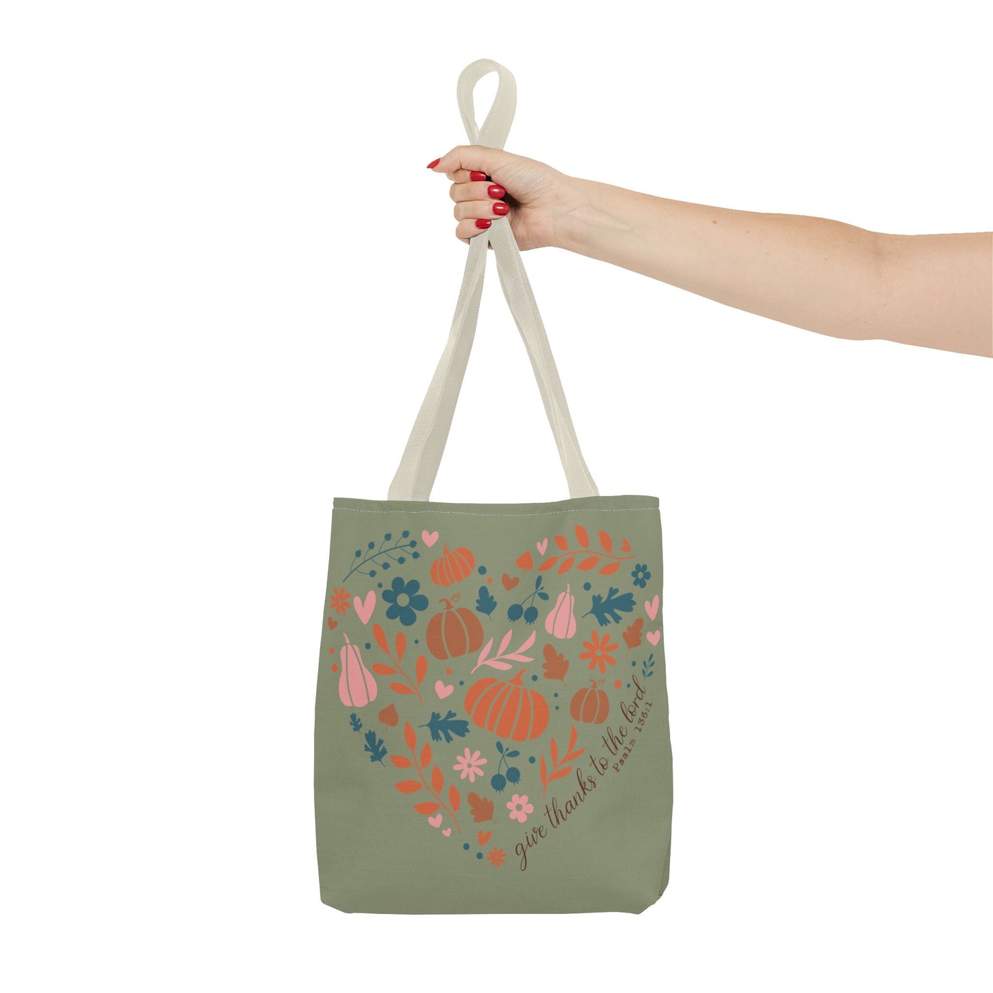 Religious Tote Bag - 'Give Thanks To The Lord' Carryall