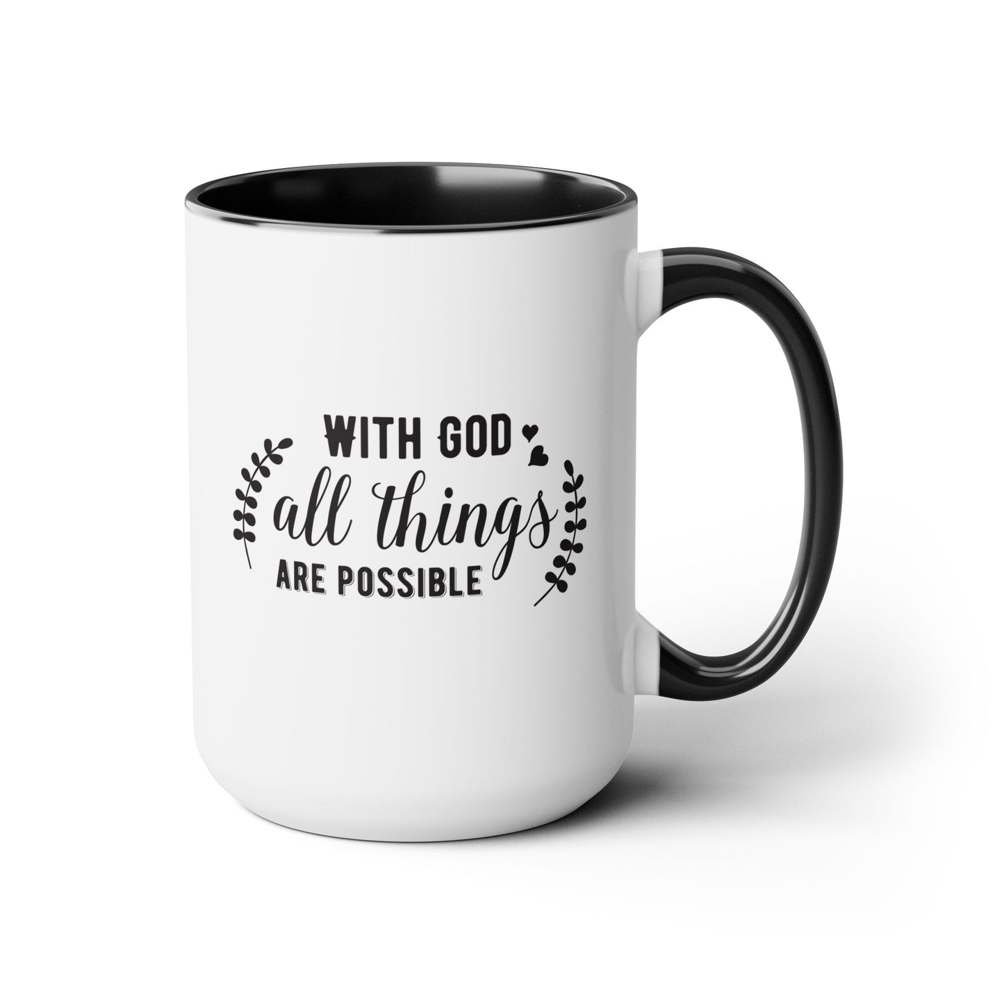 With God All Things Are Possible Coffee Mug