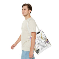Psalm 23 Floral Tote Bag