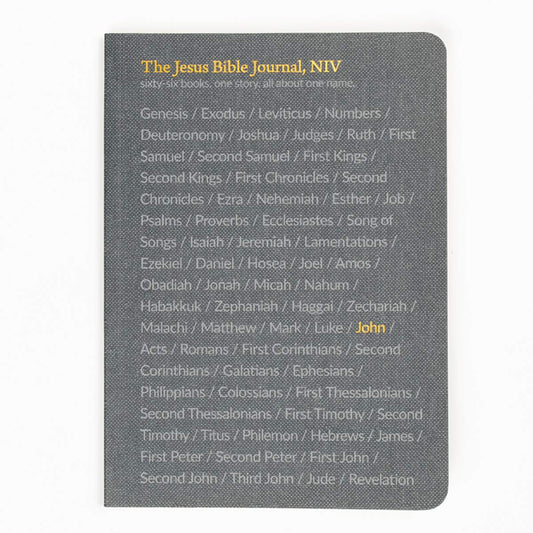 The Jesus Bible Journal, John, NIV, Paperback, Comfort Print