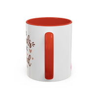 By His Wounds We Are Healed Accent Coffee Mug
