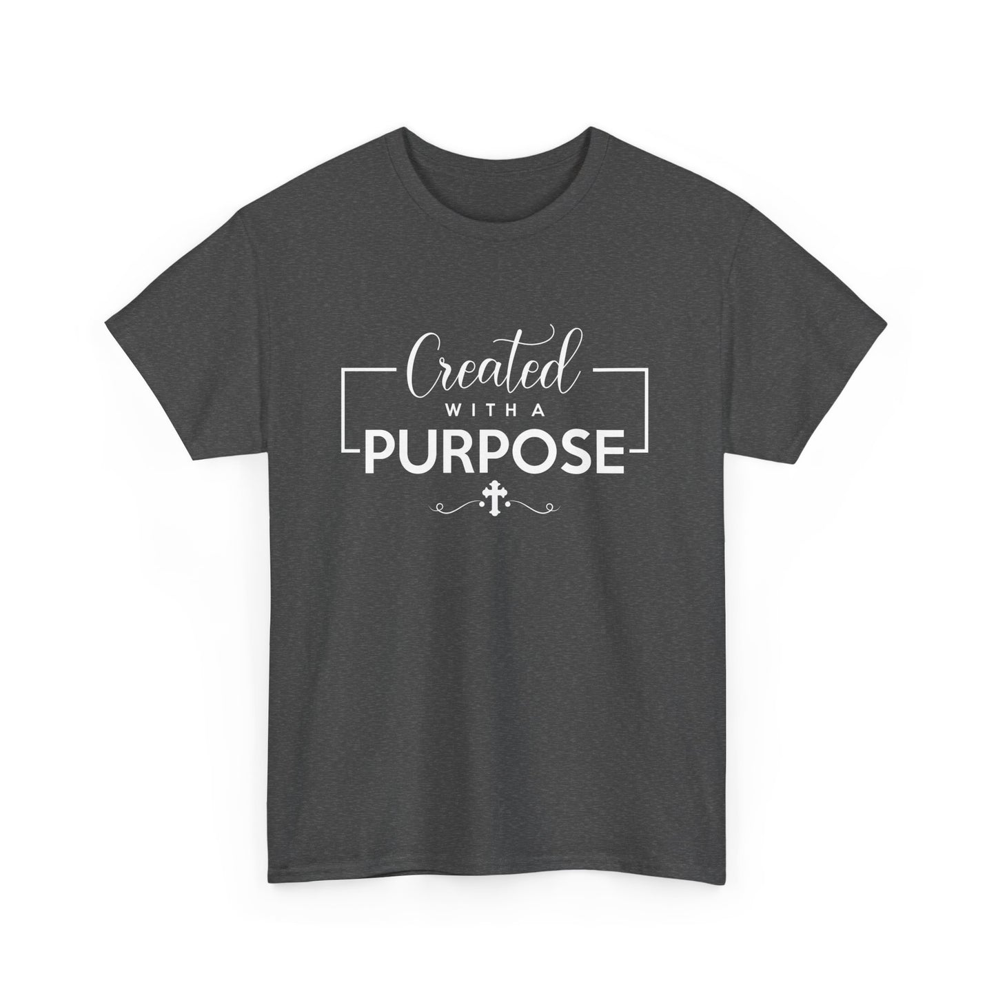 Created With A Purpose Unisex Heavy Cotton Tee