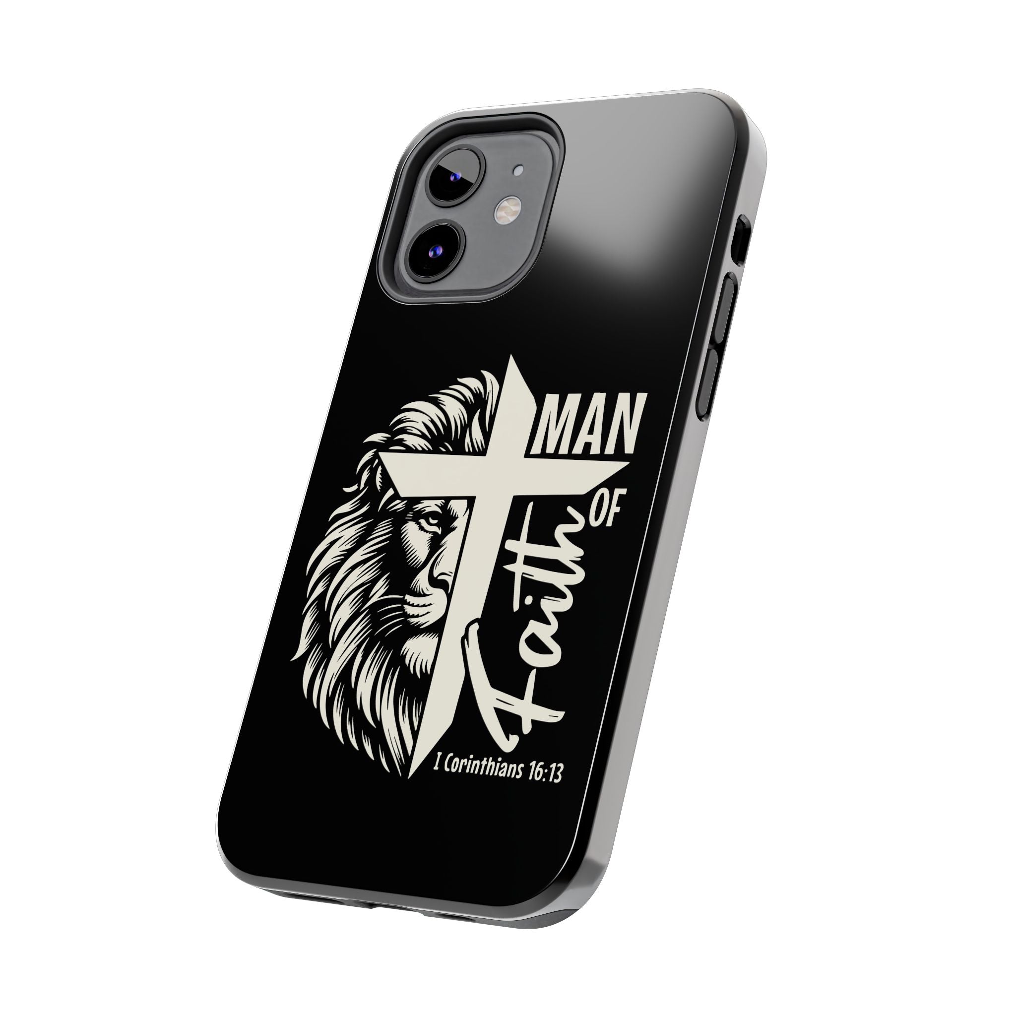 Man Of Faith Lion Christian Phone Case
