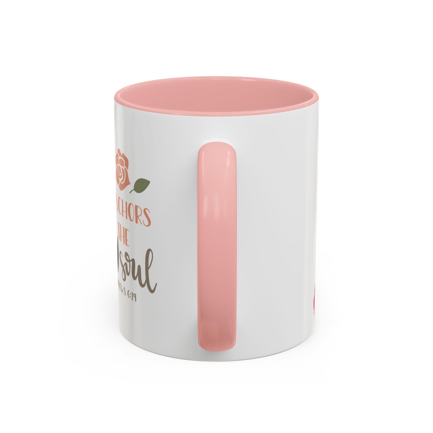 Hope Anchors The Soul Accent Coffee Mug