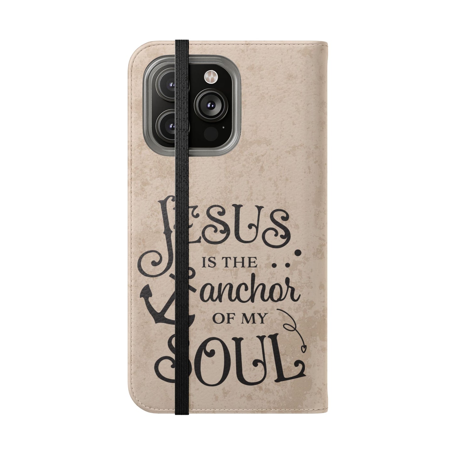 Jesus Flip Case Inspirational iPhone Samsung Wallet, Christian Gift, Faith-Based Accessory, Stylish Protection for Any Occasion