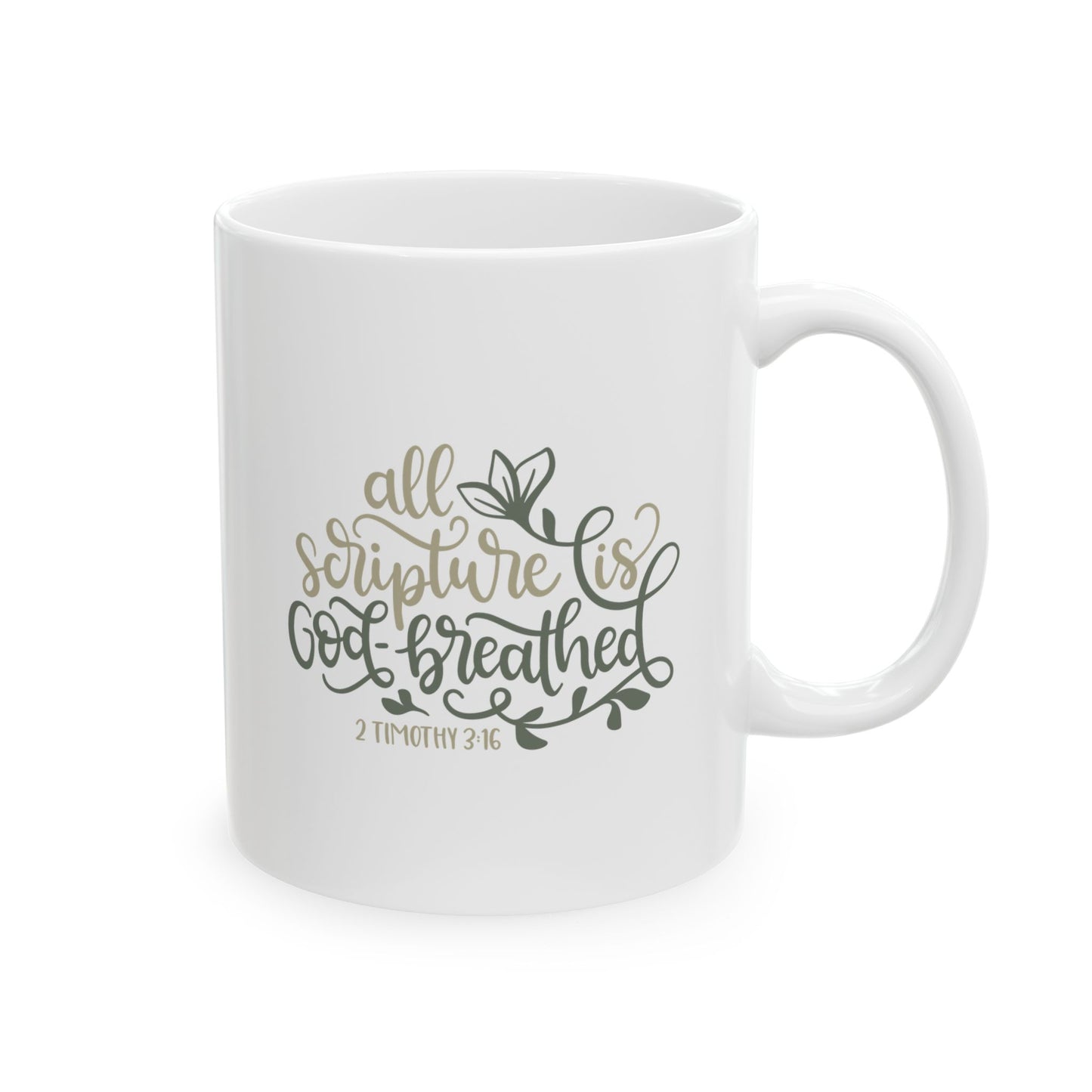 All Scripture Is God Breathed Ceramic Mug