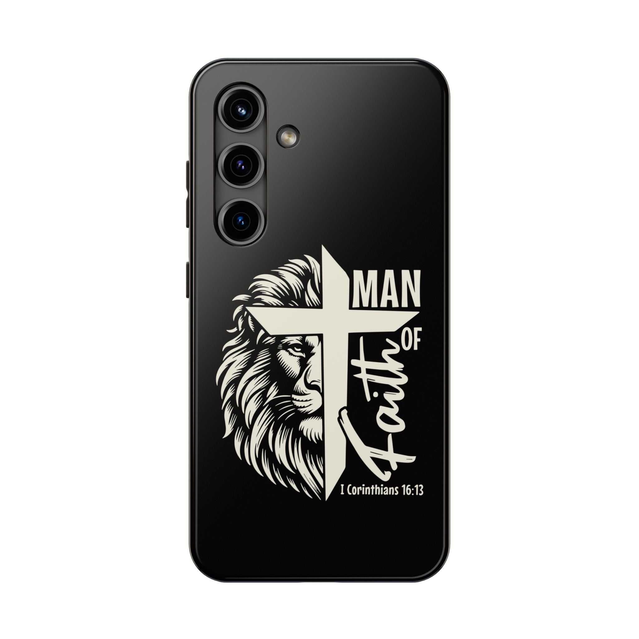 Man Of Faith Lion Christian Phone Case