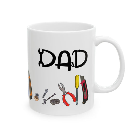 Dad Tools Ceramic Mug